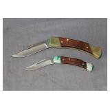 Schrade LB7 Uncle Henry Pocket Knife with Sheath and Schrade LB-5 Uncle Henry Pocket Knife with Sheath