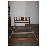 Full Size Wooden Bed