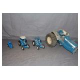 Ford 8600 Tractor, (2) Ford 8630 Powershift Tractors, and Ford Model Tractor