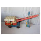 Wyandotte Lima Sturdy Construction Co. Pressed Steel and TIN Litho Diesel Shovel/Crane Toy