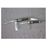 Schrade Covered Wagon Commemorative Knife and Boker Three Blade Pocket Knife