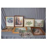 Don Martin Framed Prints, (2) Martin's Garage Framed Prints, Mike's Garage Framed Print, Misc. Framed Prints, and Posters