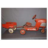 Murray Trac Pedal Tractor 'Turbo Drive' with Pull Behind Dump Trailer