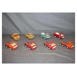 (6) Tonka Mini Semi Truck Cabs and (2) Tonka Mini Pickup Trucks