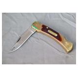 Schrade Old Timer 7-OT Cave Bear Lockback Pocket Knife with Sheath