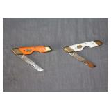 Taylor Cutlery Elk Horn Surgical Steel 'Shark' Pocket Knife and Taylor Cutlery Elk Horn Surgical Steel 1980 'Tennessee' Pocket Knife