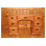 Seven Drawer Wooden Desk