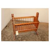 Wooden Rocking Cradle