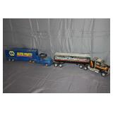 Nylint Overnight Tanker Express and Nylint NAPA Auto Parts Semi Tractor and Trailer