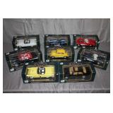 Road Rough 1955 Ford Thunderbird, 1957 Chevrolet Bel Air, 1964 Shelby Cobra 427S/C, 1957 Chevrolet Corvette, and Misc. Model Cars
