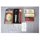 Case XX Boot Hunter 1880's Style Knife with Sheath, Case XX Hammerhead Box