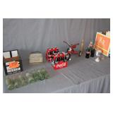 (3) Louisville KY Glass Coca Cola Bottles, (3) Elizabethtown KY Glass Coca Cola Bottles, Augusta GA Glass Coca Cola Bottle, Six Pack of Dale Earnhardt Coca Cola Bottles, Metal Coca Cola Bottle Carrier