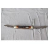 Schrade 863 Three Blade Balloon Stockman Pocket Knife