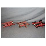 ERTL International Folding Disc Harrow Plow, (2) ERTL International Disc Plows