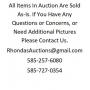 Rhondas Auctions #111 5/06/2025