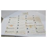 27 1870s Canandaigua Bank Checks