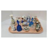 Glass Bells & Porcelain Figurines