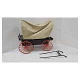 Plastic Toy Covered Wagon
