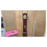 Grandmother Clock w/Weights & Pendulum.