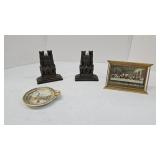Rheims Cathedral Bookends- Last Supper- Ashtray