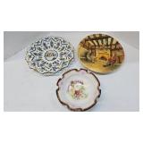 W.H.Bosson Wall Plaque Hand Painted +