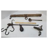 Iron Balance Scale- Ladle Cherry Pitter Evener