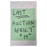 Final Auction Dates