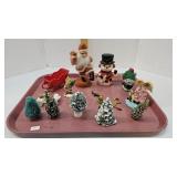 Vintage Santa- Avon Candle & Christmas Orns