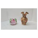 2 Pieces of Art Glass