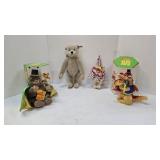 4 Steiff Animals