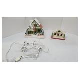 Shiny Brite Christmas House & Made in Japan