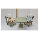 GUND Bears Wood Table & Chairs