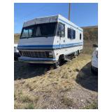1984 Vintage Winnebago Motorhome, Sunflyer model MRCH Vin# 1GBJP37W7D3331260. No key available. Doors are locked. We recommend previewing this item. Buyer will have to have towing lined up and must ta