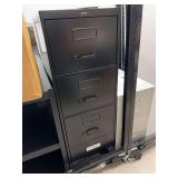 Global 4 drawer legal cabinet black. No preview.  Pickup will be at the Police Department.