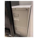 HON 2 drawer beige file cabinet.  No preview.  Pickup will be at the Police Department.