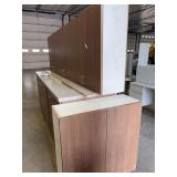 Counter set up with cabinets and countertop 110” L x 30” D x 75” H. Preview & pickup BOPU shop