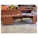 Desk unit with hutch.  Preview & pickup BOPU shop