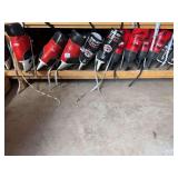 Ice skates various sizes -check all photos - 2 Bottom shelfs.   No preview.  Bring bags to load. Pickup Ice and Events Center