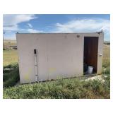 Well House Building 8’x14’x8’, no floor, any contents will be removed before pickup, buyer will be responsible to have equipment to lift onto their trailer. These are metal and heavy. If you are