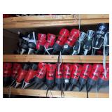 Ice skates various sizes -check all photos - 2 Shelves. No preview.  Bring bags to load  Pickup Ice and Events Center