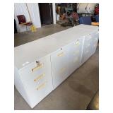Five beige cabinets.   Preview & pickup BOPU shop