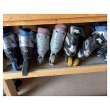 Roller blades- check all photos - 1 shelf. No preview.  Bring bags to load. Pickup Ice and Events Center