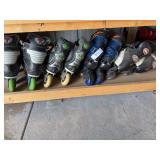 Roller blades- check all photos - 1 shelf.  No preview.  Bring bags to load. Pickup Ice and Events Center