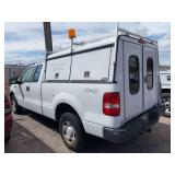2007 Ford F150 XL 5.4 Triton, 4x4, utility box, vin#1FTPX14V27KA70054, odometer reads 126,192, hail, some rust. See description for additional information.  Preview & pickup BOPU