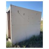 Well House Building 8’x14’x8’, no floor, contents will be removed before pickup, buyer will be responsible to have equipment to lift onto their trailer. These are metal and heavy. If you are ser