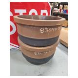 2 Brake drums (preview and pickup at Fleet)