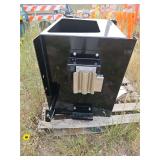 Storage bin with tool holder on side (preview and pickup at Fleet)
