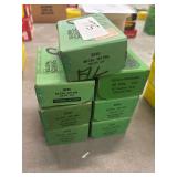 Seven boxes of 38 caliber bullets Sierra brand 125 to 180 grain