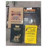 Four reloading handbooks