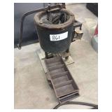 Lyman mold master Melting pot and lead casts
